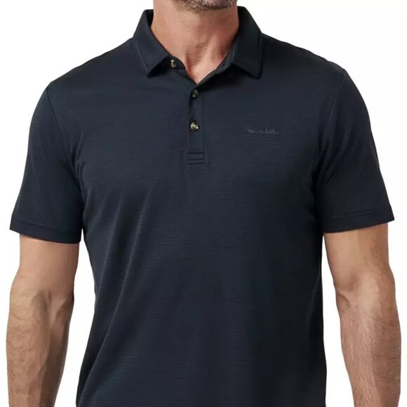 Travis Matthew The Zinna 2.0 Mens Golf Polo - Size Large - Black - NWT 2025 - Picture 1 of 3
